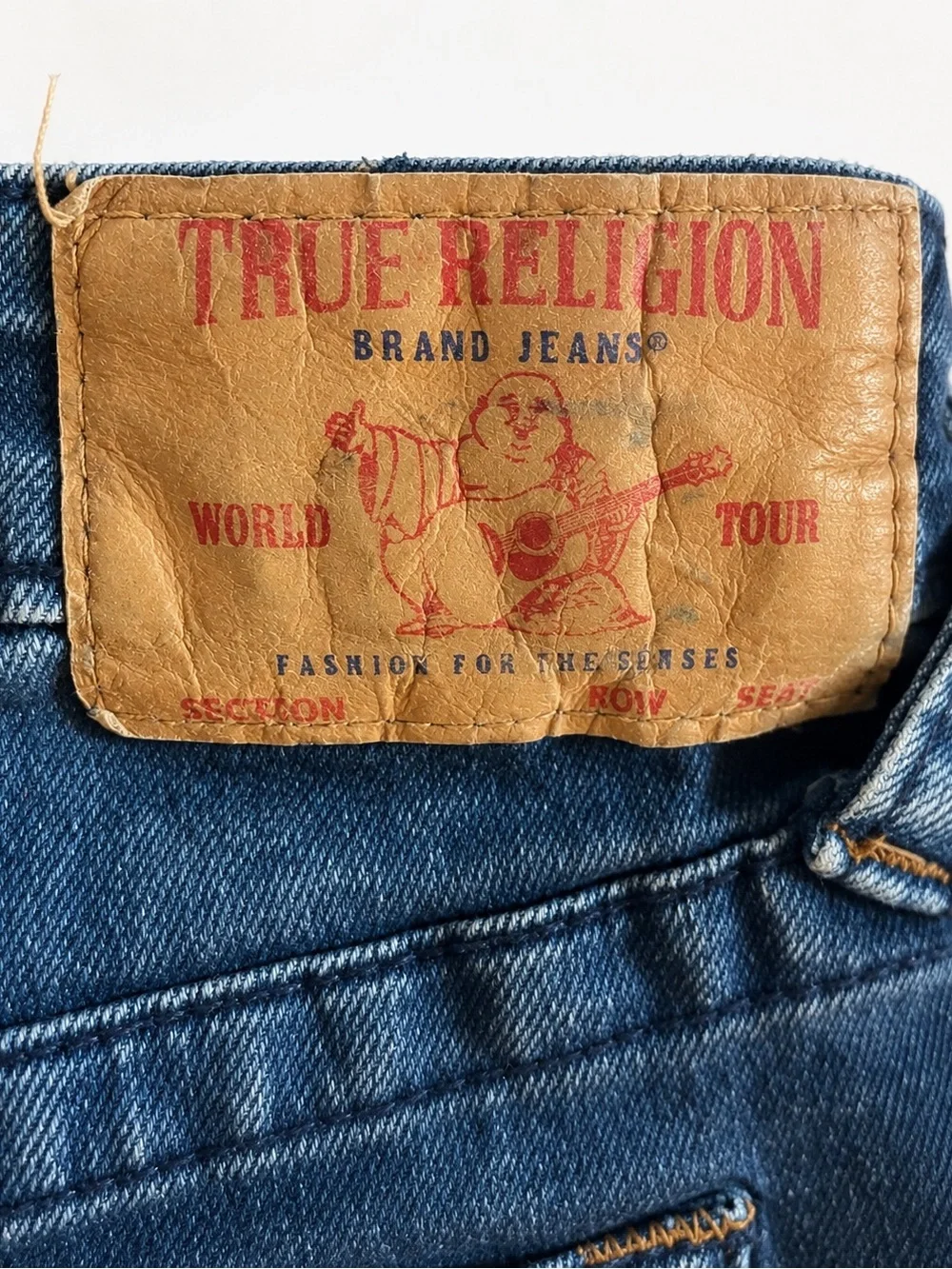 True Religion Kids Geno Relaxed Slim Jeans Size 6 Blue Denim – Pre-Owned